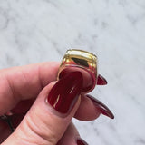 Vintage Bvlgari Tronchetto Two-Tone 18K Gold Ring