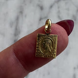 14K Gold Miniature Washington 2 Cent Stamp Charm