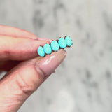 Victorian 10K Gold Five-Stone Turquoise Ring