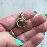 Georgian 10K Gold Swivel Fob Pendant