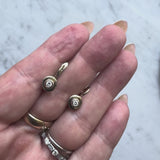 Art Deco 14K Gold Diamond Earrings