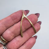Signature 14K Gold Make a Wish Wishbone Pendant