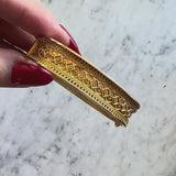 14K Gold Etruscan Revival Wirework Bracelet