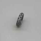 Tiffany & Co. Vannerie Platinum Diamond Eternity Band