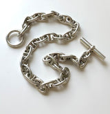 Vintage Hermès Necklace Chaine d’Ancre Sterling Silver  16.5"