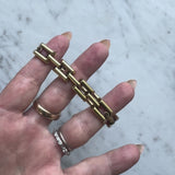 Retro 14K Gold Tiffany & Co. Small Tank Line Bracelet