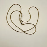 Vintage 14K Gold 24” Snake Chain