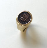 14K Gold Ancient Coin Ring with Coin of King Agrippa I