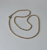 18K Gold Handmade Vintage Belcher Link Chain