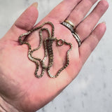 10K Gold Early Victorian Star Link Chain 16.5”