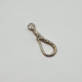 14K Gold Signature Shepherd's Hook and Charm Holder with Curling Motifs