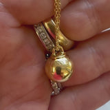 Tiffany & Co. 18K Gold Ball HardWear Pendant Necklace