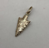 14K Gold Signature Arrowhead Charm