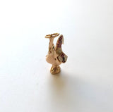 Portuguese 19.2 K Gold Rooster Charm With Enamel