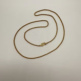 Vintage 22K Gold Rope Chain