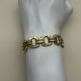 Vintage 14K Gold Alternating Link Bracelet