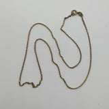 Vintage 18K Gold Italian Miniature Biker Chain