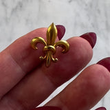 1920’s Art Deco 10K Gold Fleur-de-Lis Pin