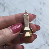 Victorian 14K Gold and Steel Cigar Cutter