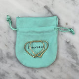 18K Gold Elsa Peretti for Tiffany & Co. Open Heart Hoop Earrings