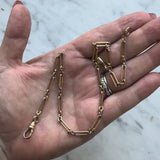 Art Deco 12K Gold-Filled Pocket Watch Chain