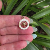 Edwardian 14K Gold “This Be Your Lucky Star” Pendant in German