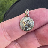 14K Gold Signature Achilles Warrior Pendant