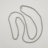 Edwardian Sterling Silver Handmade Chain