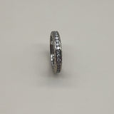 14K White Gold 1 Carat Diamond Channel Set Eternity Band