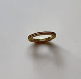 Vintage 18K Gold Handmade Milgrain Ring / Band