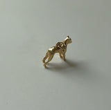 Vintage 14K Gold Boxer Dog Standing Charm