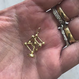 Vintage 14K Gold Atomium Molecule Charm