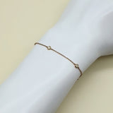 Vintage 18K Gold Diamond by the Yard Bracelet