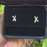 Vintage Paloma Picasso for Tiffany & Co. Platinum and Diamond Kiss Earrings