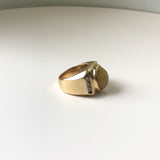 14K Gold Opal & Diamond Cocktail Ring