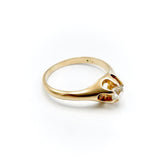 14K Gold Victorian Era Old European Cut Solitaire Ring Ring Kirsten's Corner Jewelry 