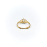 14K Gold Victorian Era Old European Cut Solitaire Ring Ring Kirsten's Corner Jewelry 