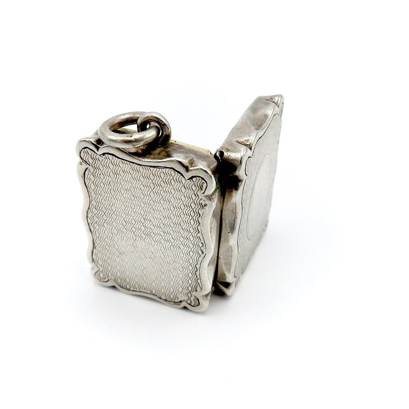 19th Century Sterling Silver Vinaigrette Pendant Châtelaine Kirsten's Corner Jewelry 