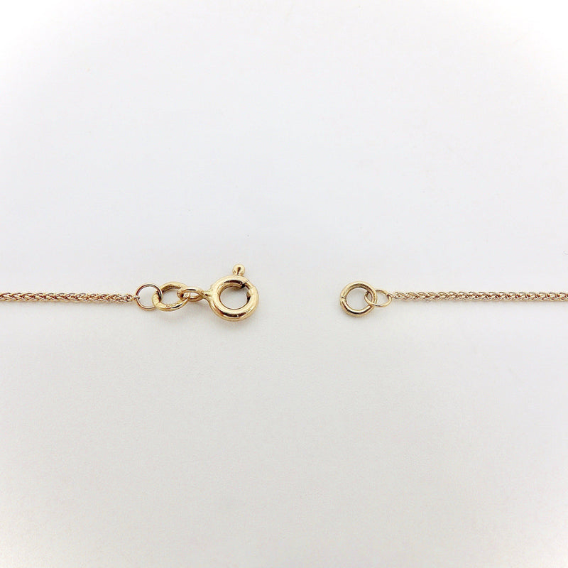 9K Gold Edwardian Amethyst & Pearl Crowned Heart Necklace Necklace Kirsten's Corner 