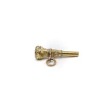 Victorian 12K Gold-Cased Watch Key Fob W/ Amethyst Pendant, Charm Kirsten's Corner Jewelry 