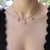 22K and 14K Gold Rush Era Nugget Necklace. Necklace Kirsten's Corner 