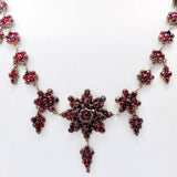 Victorian Bohemian Rose Cut Garnet Necklace Necklace Kirsten's Corner Jewelry 