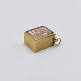 Vintage 9K Gold Ten Pound Note Charm Charm Kirsten's Corner Jewelry 