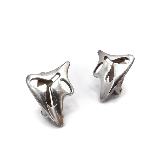 Abstract Georg Jensen Earrings designed by Henning Koppel #119 Earrings Kirsten's Corner 