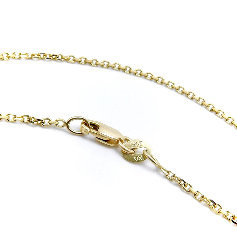 Early Victorian Rose Cut Diamond 14K Gold and Silver Flower Necklace Necklace Kirsten's Corner 