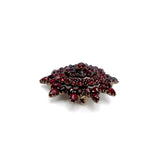 Victorian Star-Shaped Bohemian Rose Cut Garnet Pendant-Brooch Brooch Kirsten's Corner Jewelry 