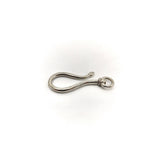 Signature 14K White Gold Victorian Inspired Small Shepherd’s Hook or Charm Holder signature pieces Kirsten's Corner Jewelry 