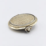 14K Gold Victorian Brooch with Blonde Hair Brooches, Pins Kirsten's Corner Jewelry 