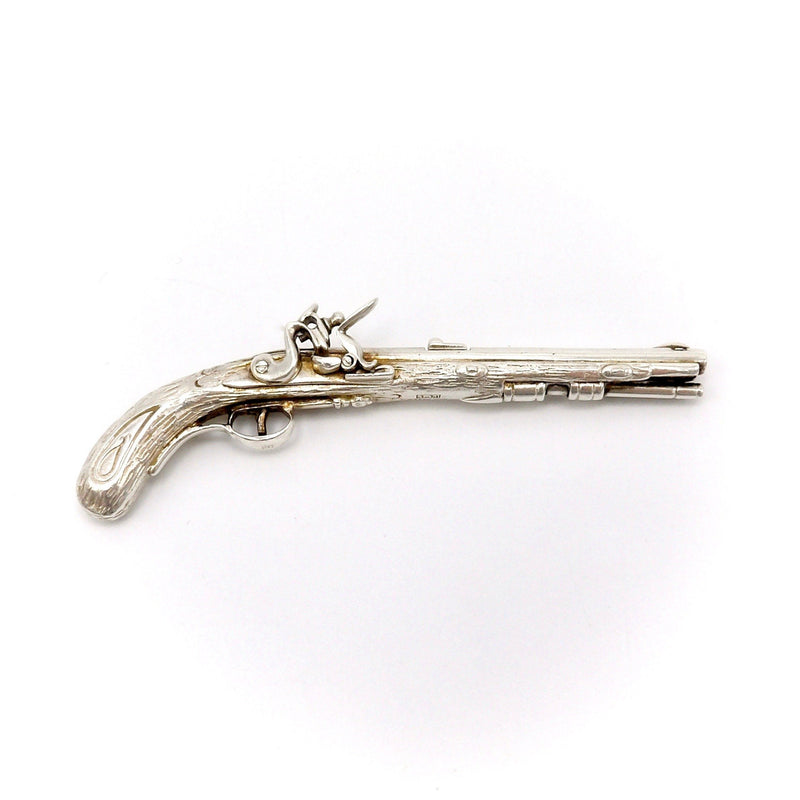 Willian de Matteo Sterling Silver Kentucky Miniature Pistol Replica Kirsten's Corner 