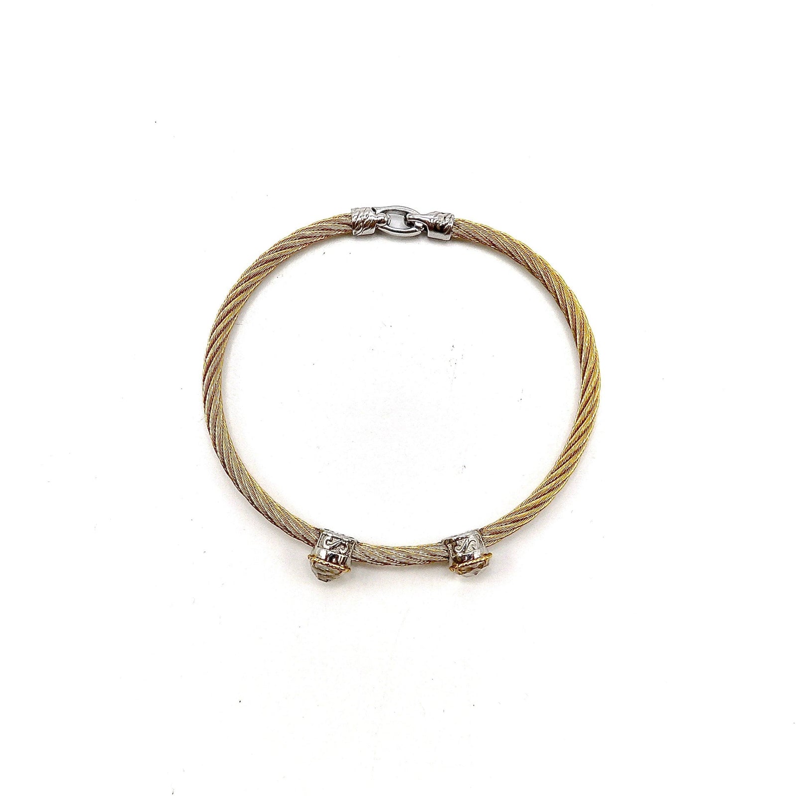 アクセサリー PHILIPPE CHARRIOL Wire bracelet Cable Signature IBIZA 18KT - Charriol.com